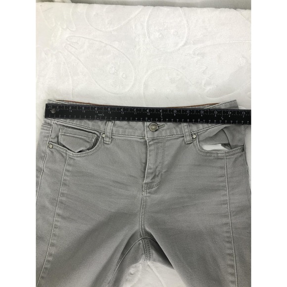DKNY Jeans Pants Womens 4 Gray Soho Skinny Stretch Denim Zip Fly Five Pocket - Picture 7 of 9
